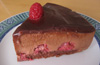 Miroir chocolat aux framboises