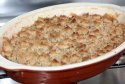 Crumble belge aux pommes et bananes