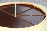 Tarte au chocolat fondante