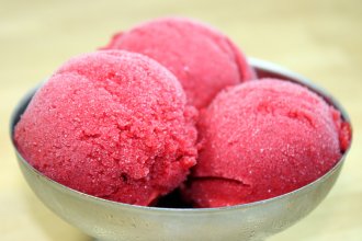 Sorbet à la framboise