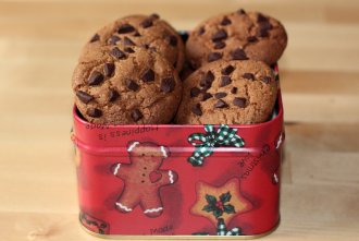 Cookies à la farine de châtaigne et pépites de chocolat