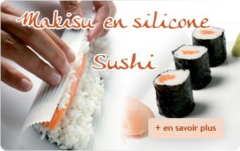 Sushi makisu en silicone